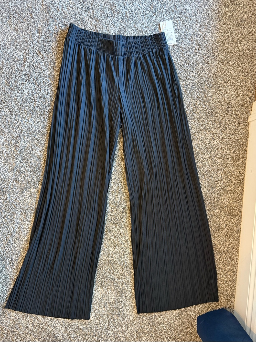 a new day Black Wide-Leg Pants with Elastic Waist
